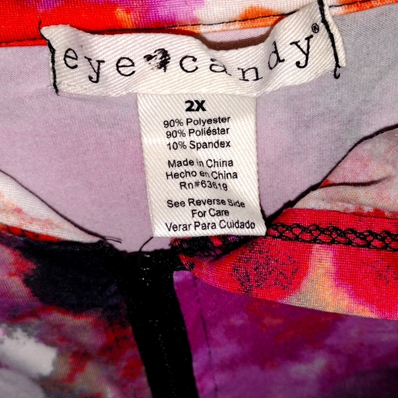 Eye Candy Multi Colored Tie Dyed Hoodie & Jogger Set - Picture 5 of 6